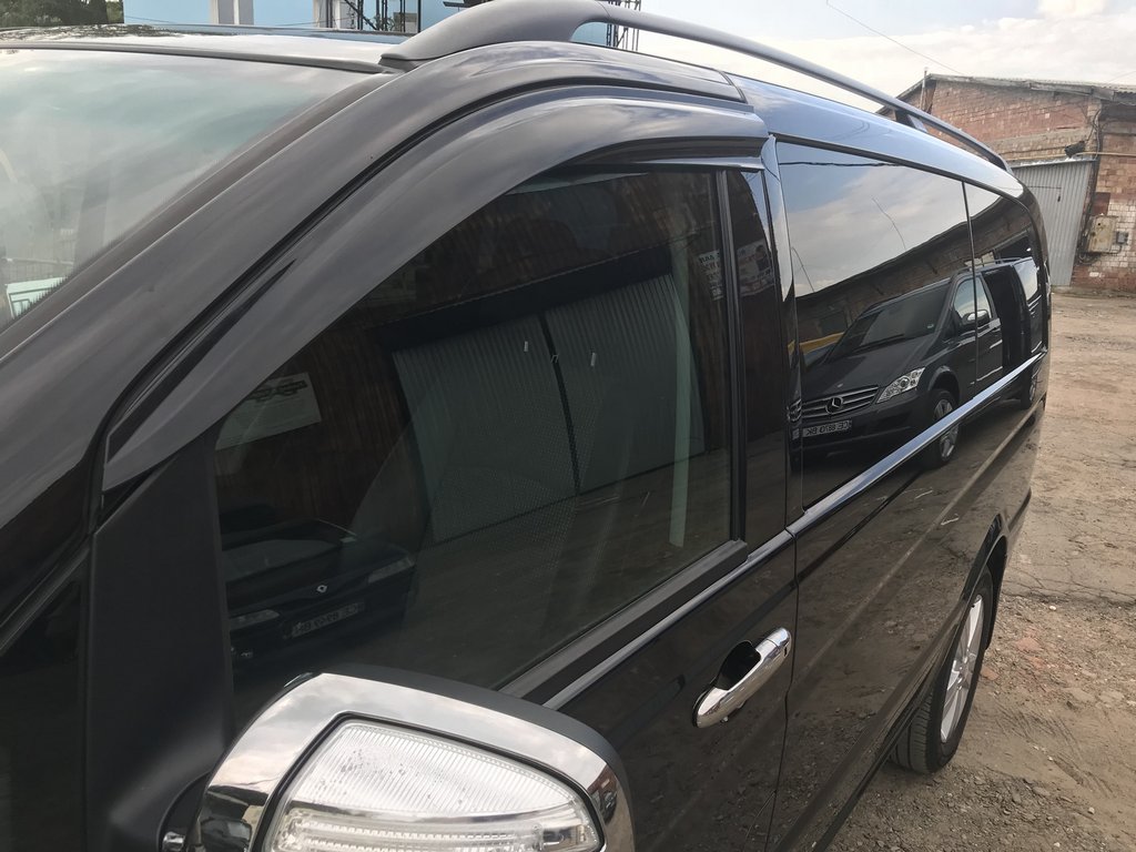 Window Deflectors (2 pcs, Sunplex Sport) for Mercedes Vito W639 2004-2014 - image 6
