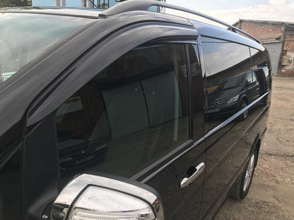 Window Deflectors (2 pcs, Sunplex Sport) for Mercedes Vito W639 2004-2014 - image 6