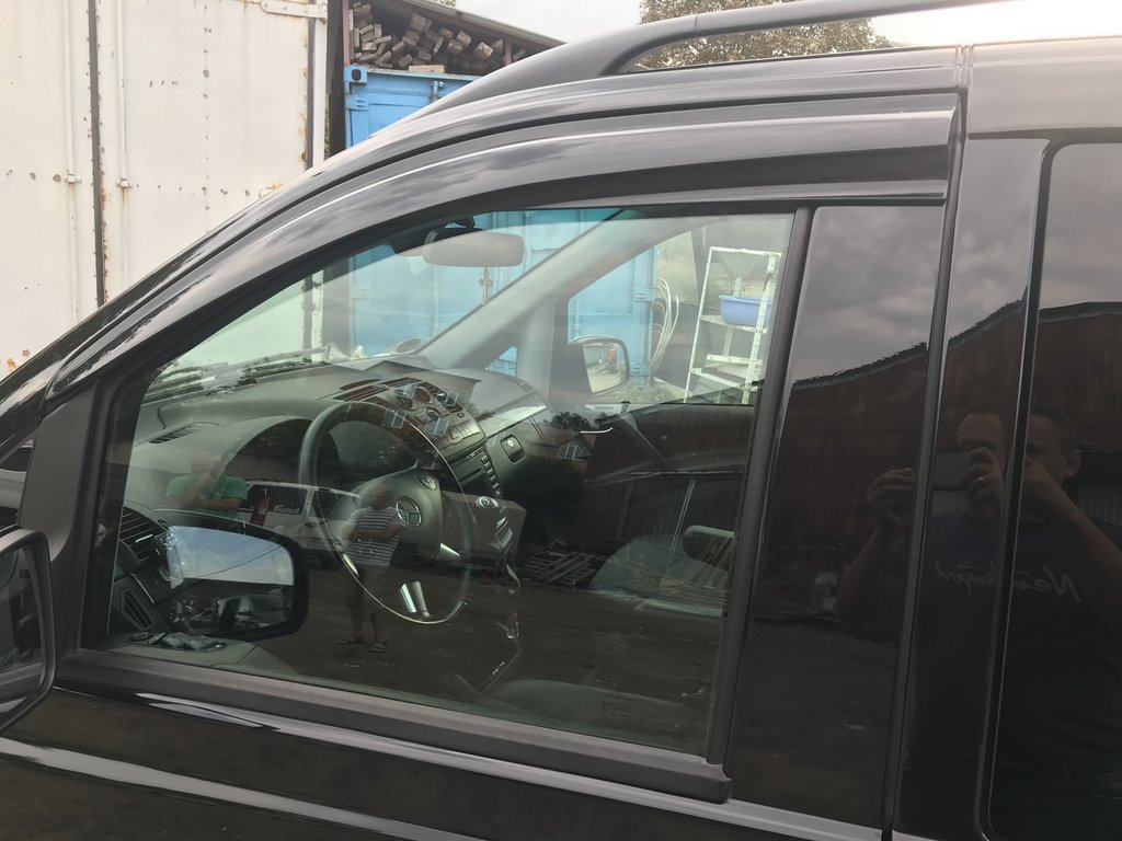 Window Deflectors (2 pcs, Sunplex Sport) for Mercedes Vito W639 2004-2014 - image 7