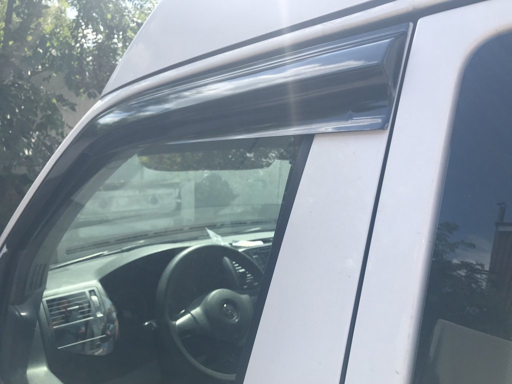 Window Deflectors (2 pcs, Sunplex Sport) for Volkswagen T5 Caravelle 2004-2010 - image 3