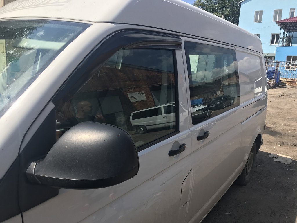 Window Deflectors (2 pcs, Sunplex Sport) for Volkswagen T5 Caravelle 2004-2010 - image 6