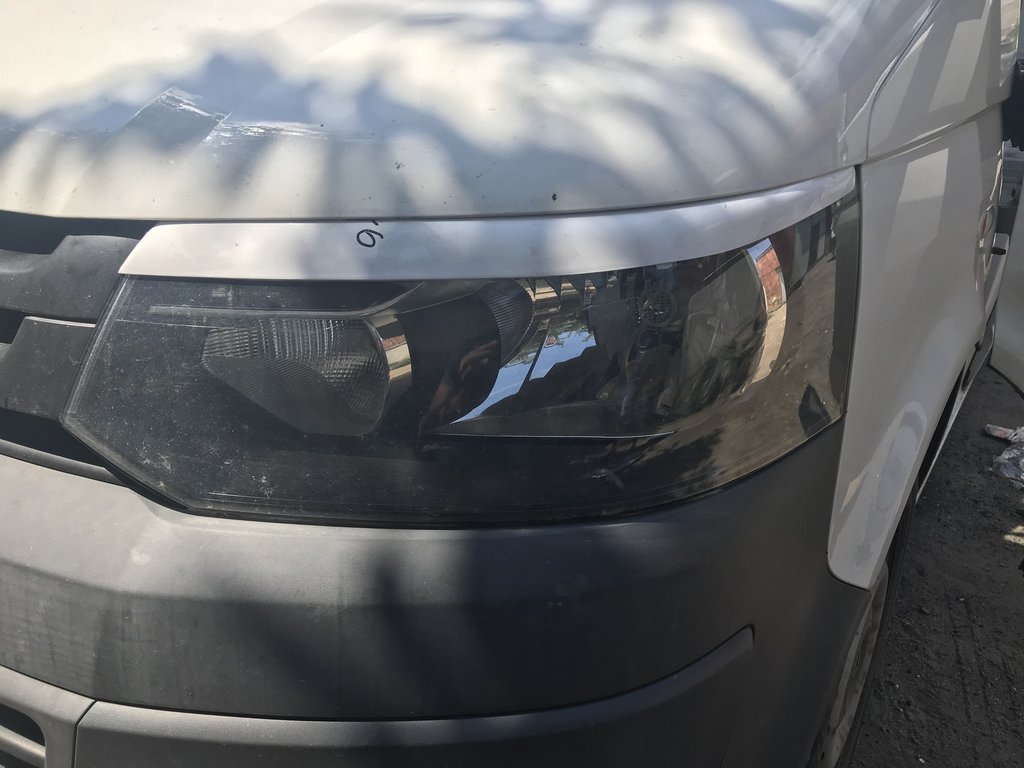 Headlight eyebrows (2 pcs, primed) for Volkswagen T5 2010-2015 - image 2