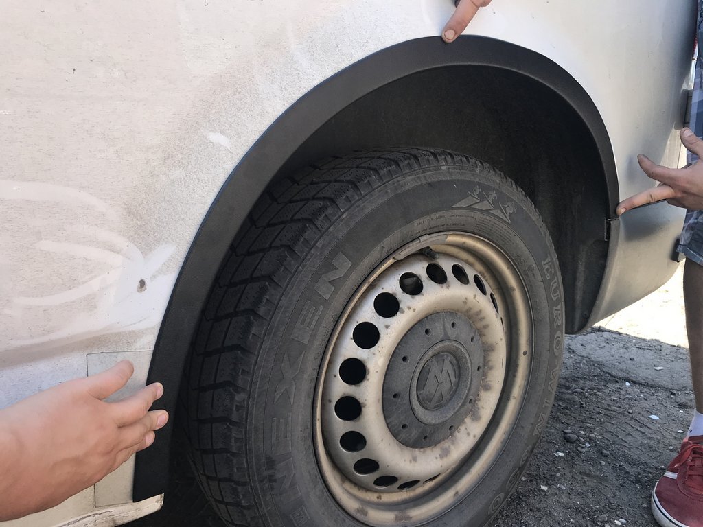 Fender Flares (6 pcs, ABS) for Volkswagen T5 Caravelle 2004-2010 - image 7