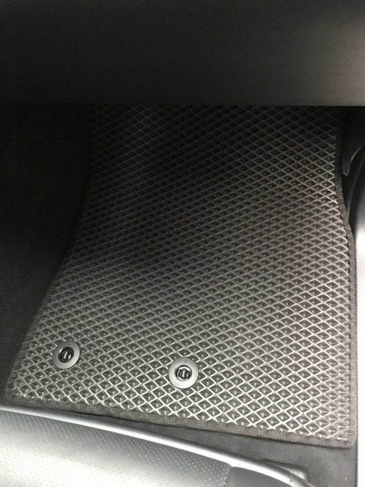 Polyurethane mats (2012-2021, EVA, black) for Toyota Land Cruiser 200 - Reelken Auto