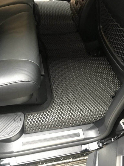 Polyurethane mats (2012-2021, EVA, black) for Toyota Land Cruiser 200 - Reelken Auto