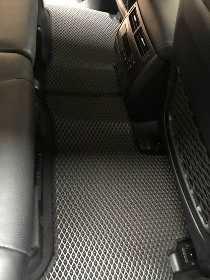 Polyurethane mats (2012-2021, EVA, black) for Toyota Land Cruiser 200 - Reelken Auto