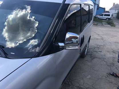 Mirror covers (2 pcs, ABS) for Opel Combo 2012-2018 - image 4