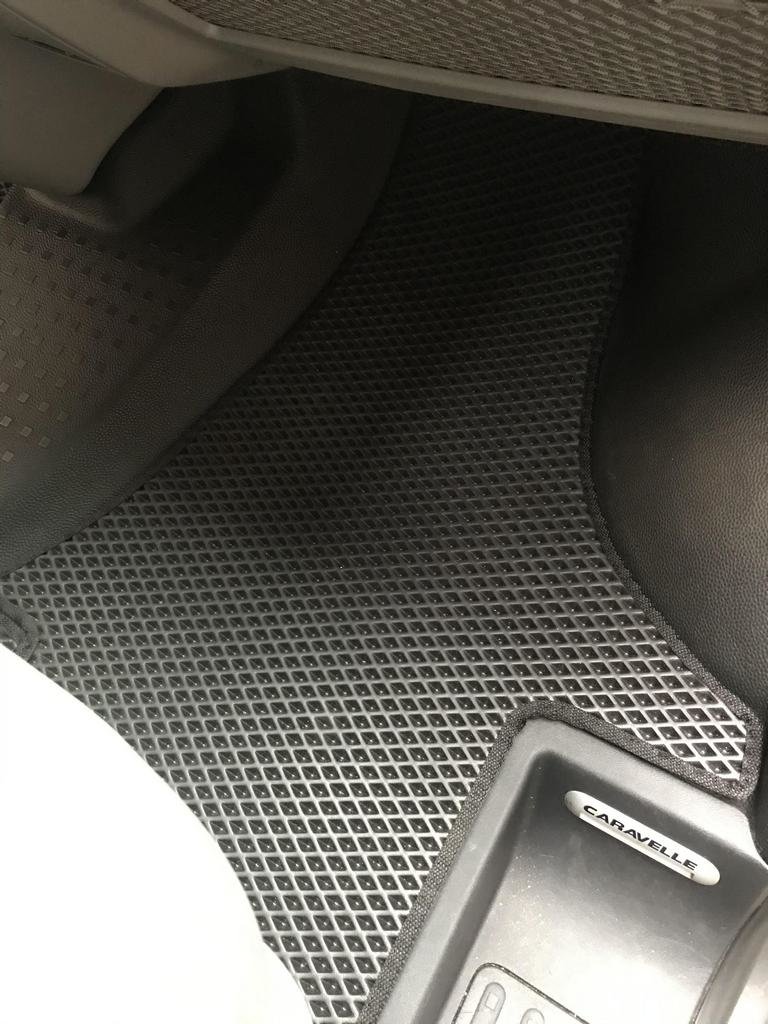 EVA Floor Mats (black, front, for 1+1) for Volkswagen T5 Transporter 2003-2010 - image 6