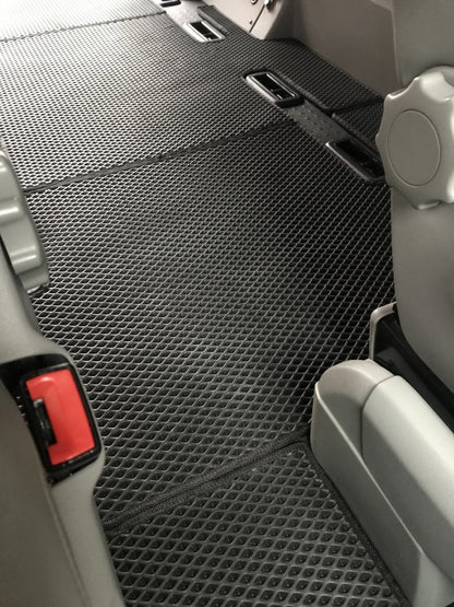 EVA floor mats V1 (long wheelbase, full interior set, black) for Volkswagen T5 2010-2015 - image 2
