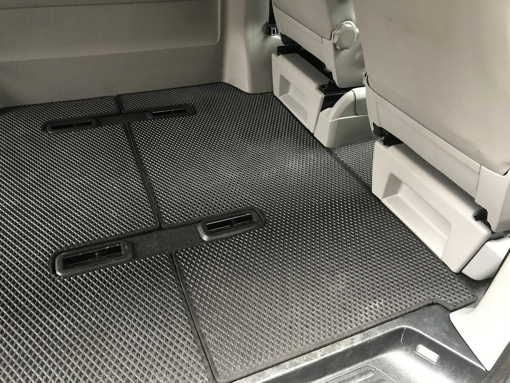 EVA floor mats V1 (long wheelbase, full interior set, black) for Volkswagen T5 2010-2015 - image 3