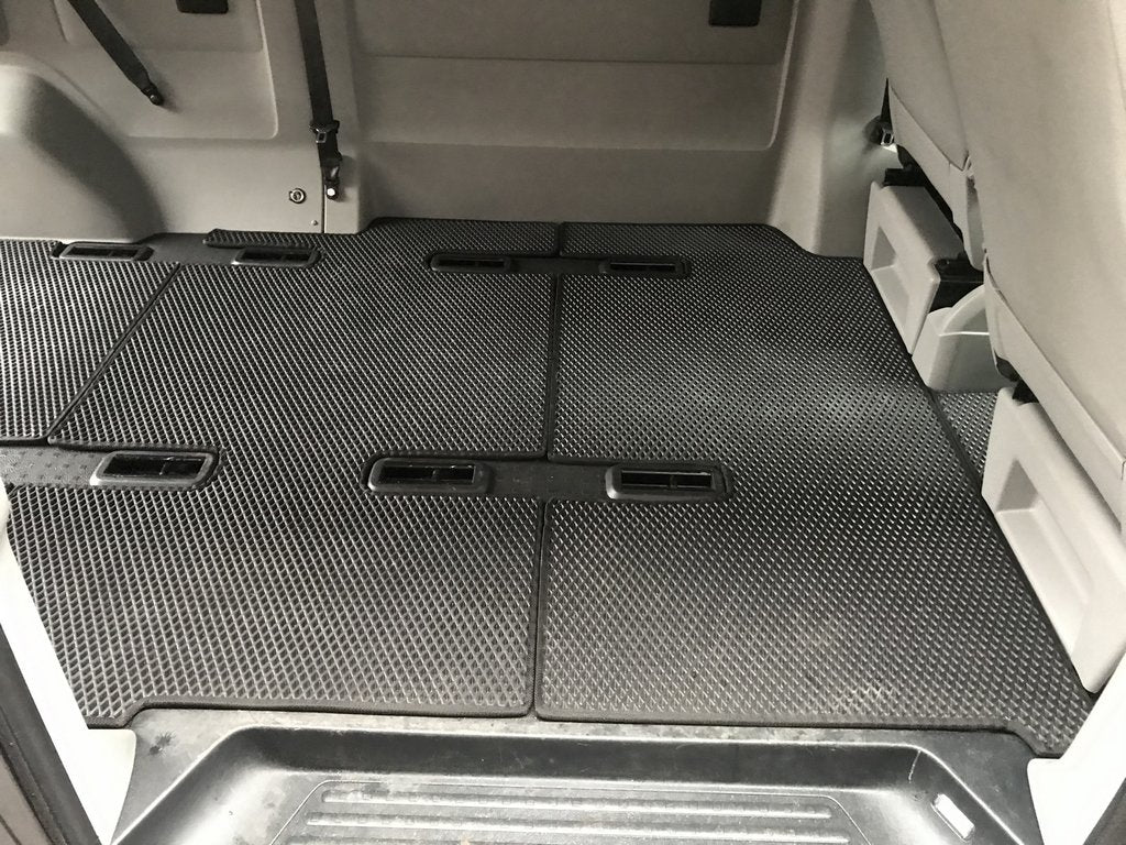 EVA floor mats V1 (long wheelbase, full interior set, black) for Volkswagen T5 2010-2015 - image 5