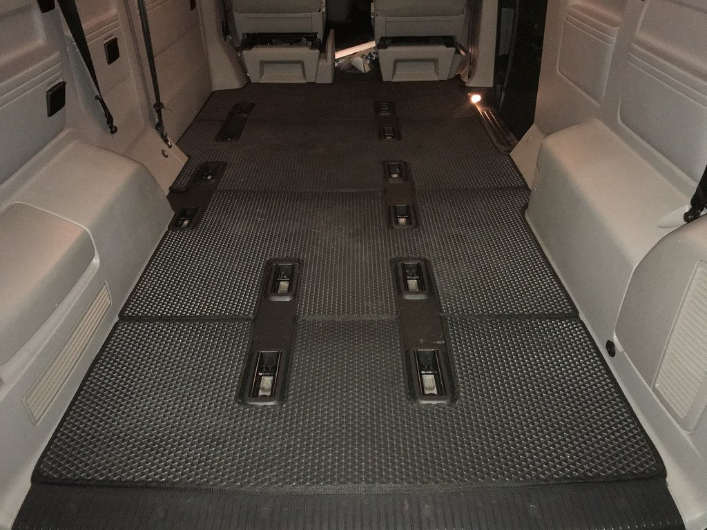 EVA floor mats V1 (long wheelbase, full interior set, black) for Volkswagen T5 2010-2015 - image 10