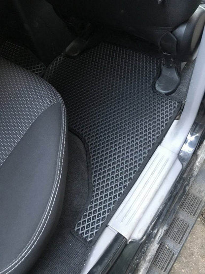 EVA mats (black) for Mitsubishi L200 2006-2015 - Reelken Auto