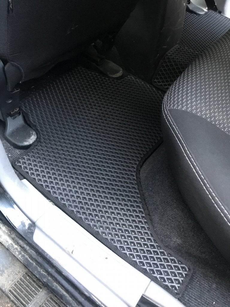 EVA mats (black) for Mitsubishi L200 2006-2015 - Reelken Auto