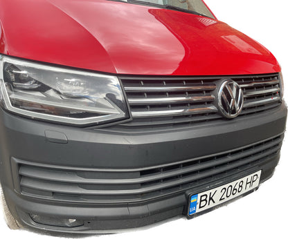 Pads on the grille Chrome 2015-2019 (4 pieces, stainless steel) for Volkswagen T6 - image 3