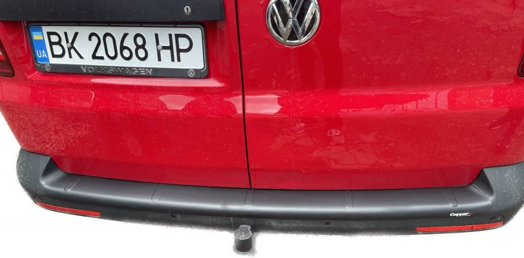 Rear bumper EuroCap (ABS) for Volkswagen T5 Caravelle 2004-2010 - Reelken Auto