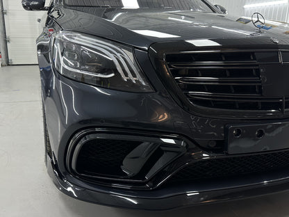 BRB body kit set (black, 2018+) for Mercedes S-сlass W222 2013-2022 - image 33