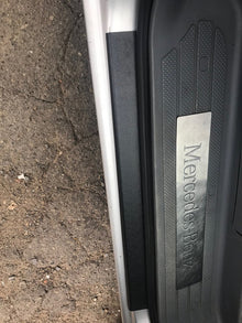 Door sill protectors DDU matte (2pcs, plastic) for Mercedes Vito W639 2004-2014 - image 2