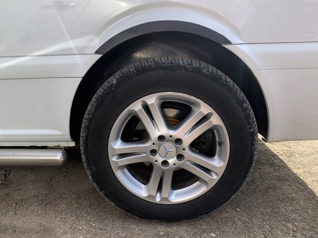 Fender flares (4 pcs, black) for Mercedes Vito W639 2004-2014 - image 5