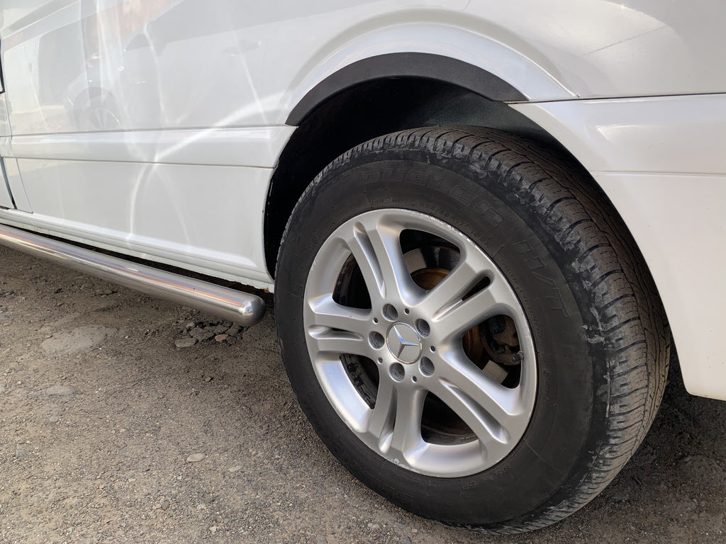 Fender flares (4 pcs, black) for Mercedes Vito W639 2004-2014 - image 6