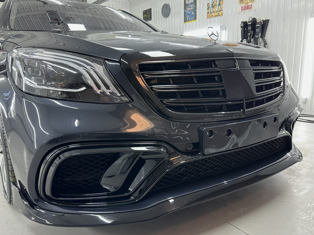 BRB body kit set (black, 2018+) for Mercedes S-сlass W222 2013-2022 - image 49