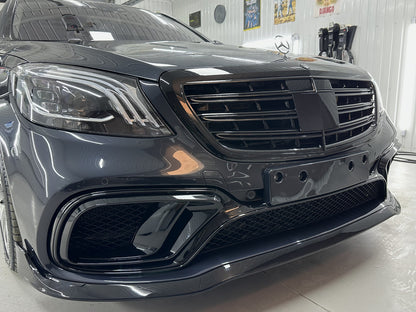 BRB body kit set (black, 2018+) for Mercedes S-сlass W222 2013-2022 - image 49