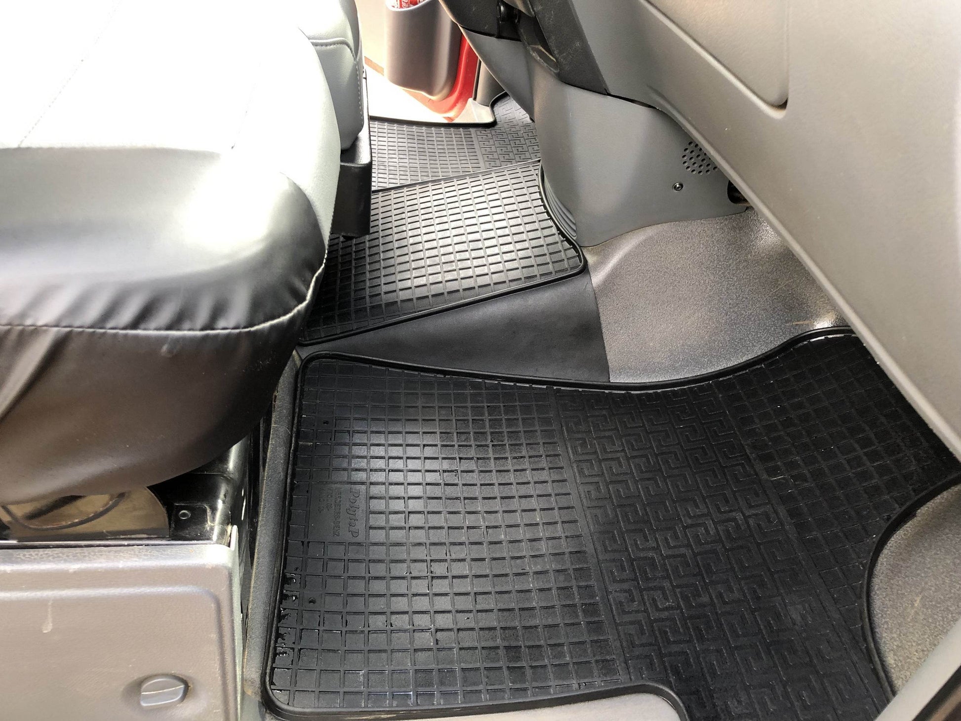 Rubber mats (3 piece, Polytep) for Mercedes Vito W639 2004-2014 - Reelken Auto