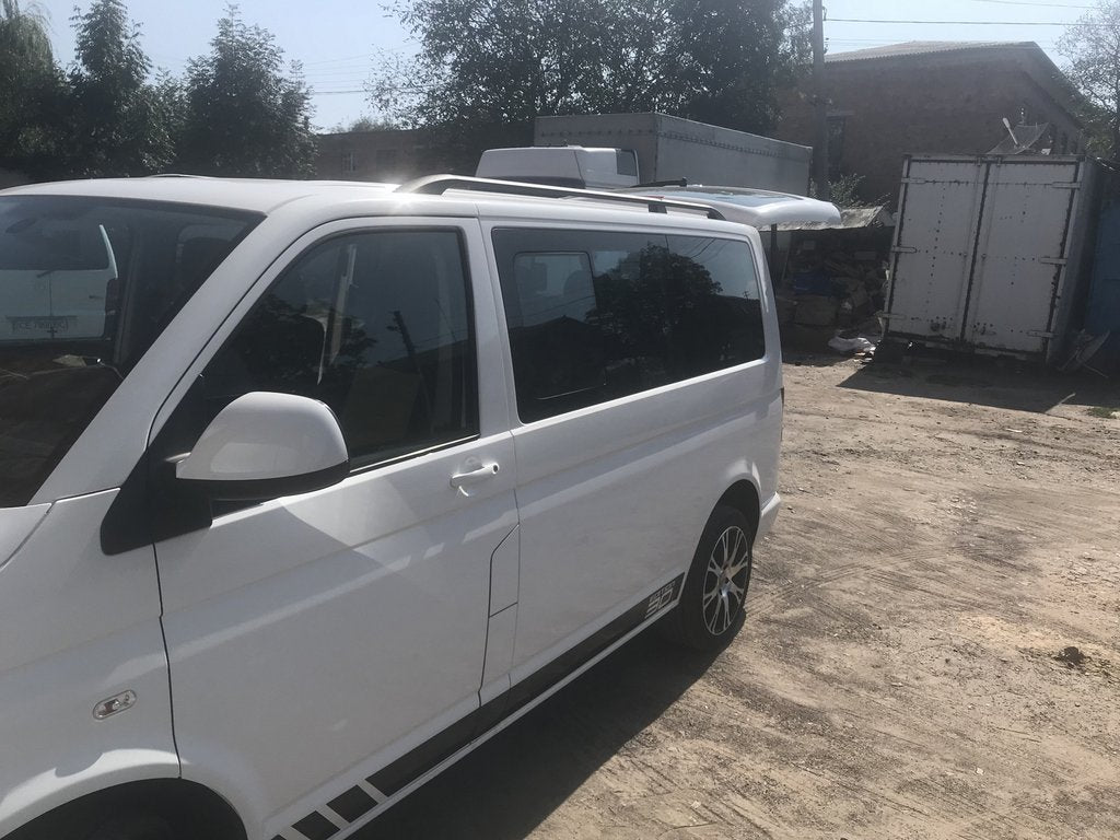 Black roof rails for Volkswagen T5 Multivan 2003-2010 - image 9