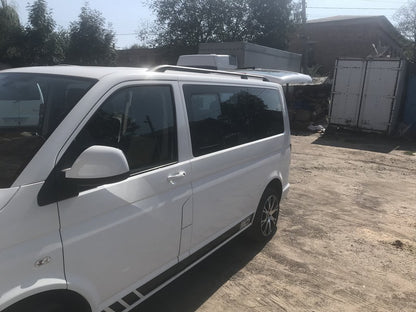 Black roof rails for Volkswagen T5 Multivan 2003-2010 - image 9