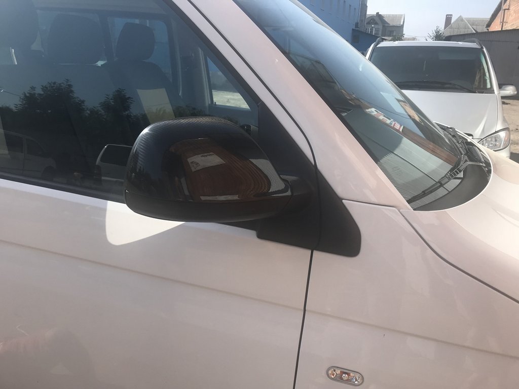 Lining the mirrors (2 pieces, carbon fiber) for Volkswagen T6 - image 10