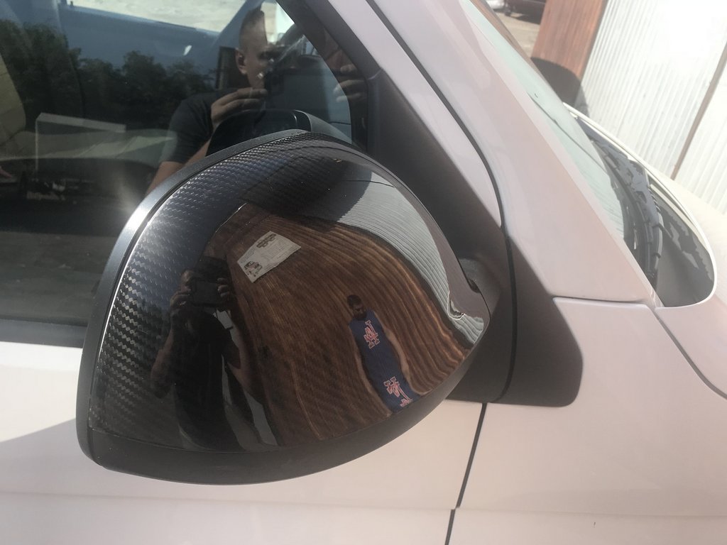 Lining the mirrors (2 pieces, carbon fiber) for Volkswagen T6 - image 11