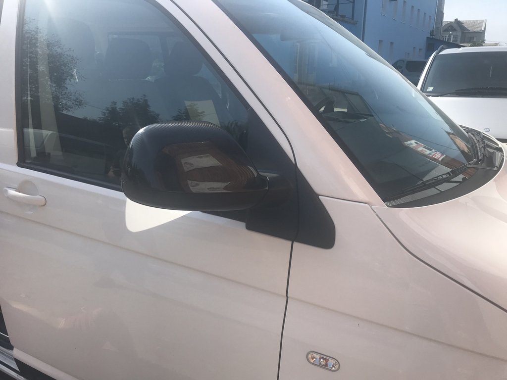 Lining the mirrors (2 pieces, carbon fiber) for Volkswagen T6 - image 12