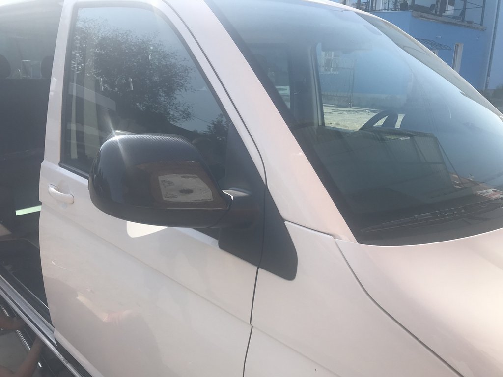 Lining the mirrors (2 pieces, carbon fiber) for Volkswagen T5 2010-2015 - image 12