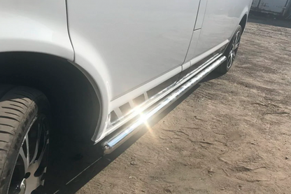 Side Bars (2 pcs, Stainless Steel) for Volkswagen T5 Multivan 2003–2010 - image 3