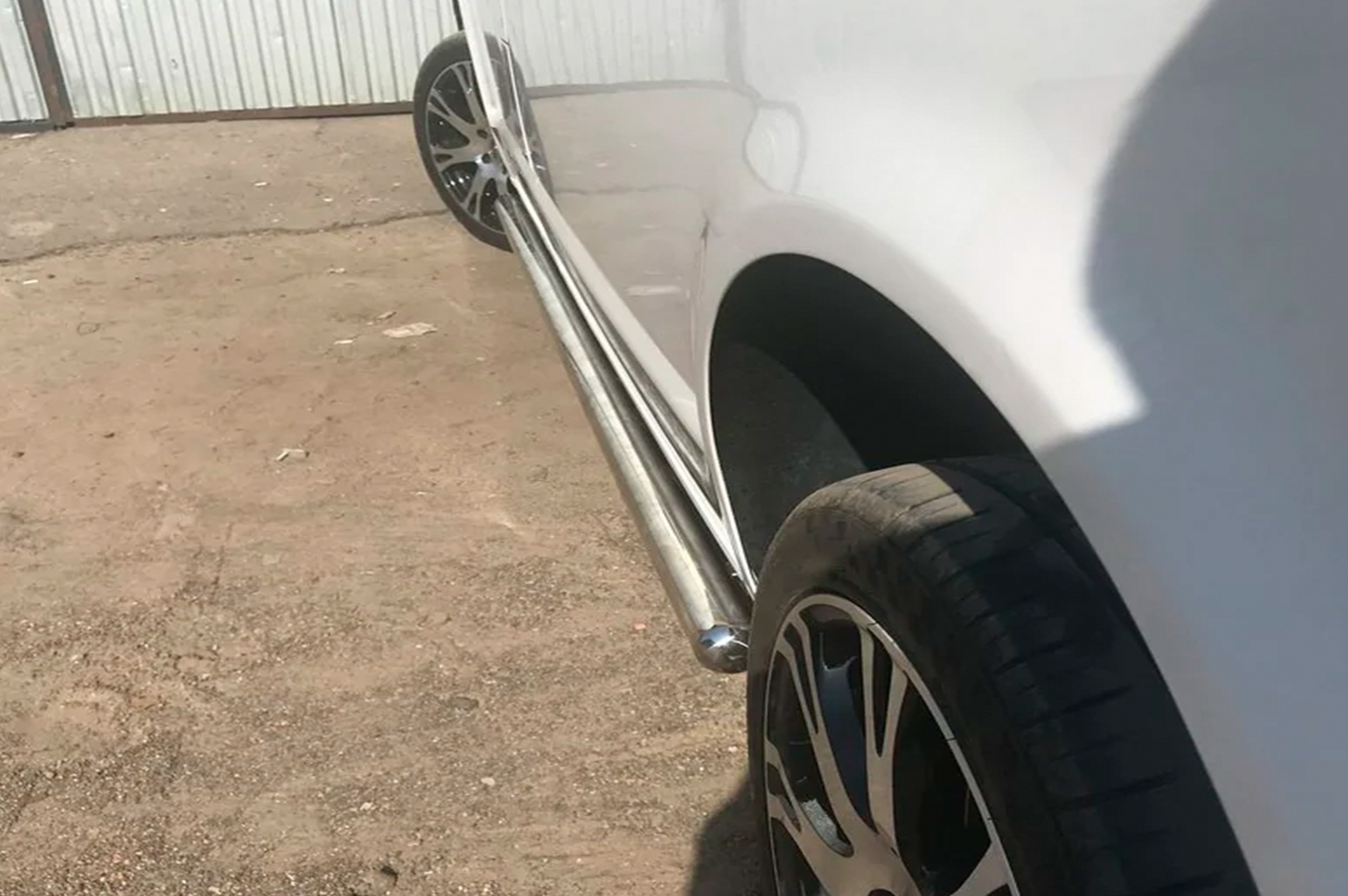 Side Bars (2 pcs, Stainless Steel) for Volkswagen T5 Caravelle 2004-2010 - image 5