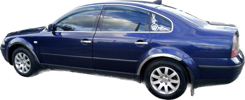 Chrome Door Handle Covers (4 pcs, Stainless Steel) for Volkswagen Passat B5 1997-2005 - image 2