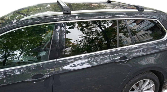 Roof rack (cross bars) for integrated roof rails lockable WingCarrier V2 (2 pcs) for Volkswagen Passat B8 2015-2023 - image 1
