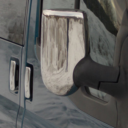 Chrome Mirror Covers (2 pcs) for Ford Transit 2000-2014 - image 4
