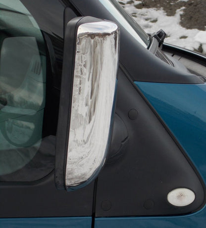 Chrome Mirror Covers (2 pcs) for Ford Transit 2000-2014 - image 5