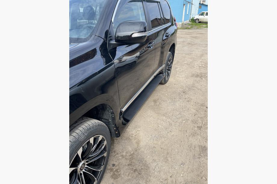Side thresholds (2 pcs., aluminum) for Lexus GX460 - image 9