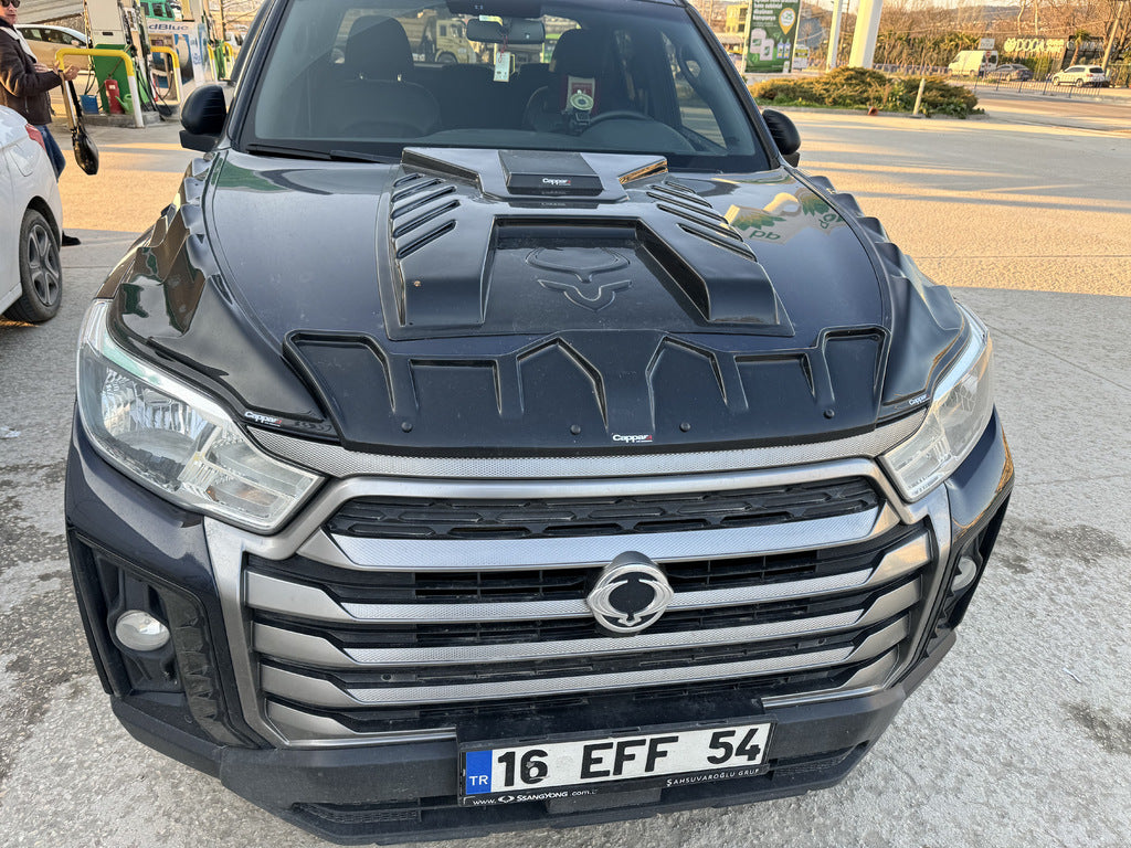 Hood Scoop Cover (ABS) for SsangYong Musso ІІ 2018- - image 2