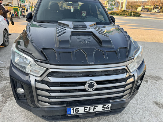 Hood Scoop Cover (ABS) for SsangYong Musso ІІ 2018- - image 2
