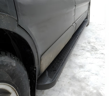 Side Steps Allmond Black (2 pcs, Aluminum) for Opel Vivaro 2015-2019 - image 1