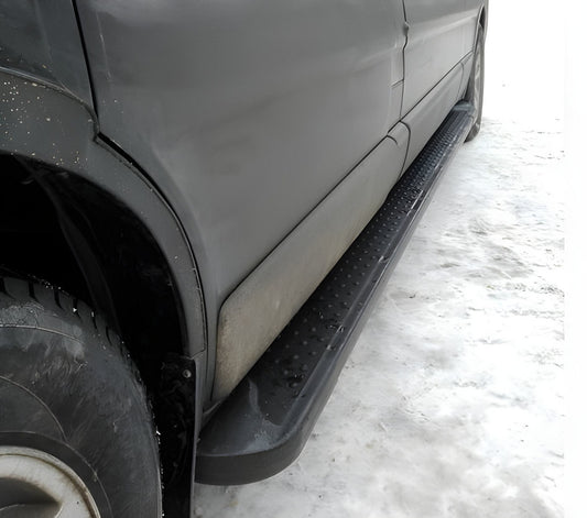 Side Steps Allmond Black (2 pcs, Aluminum) for Opel Vivaro 2015-2019 - image 1