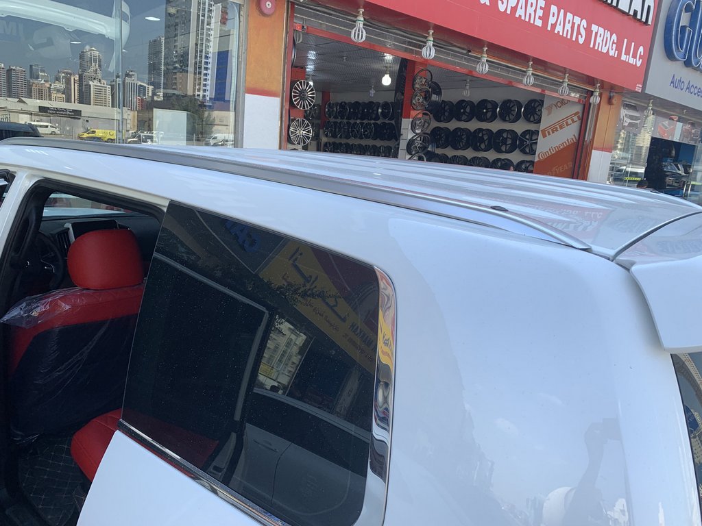 Roof Rails Grey 2008-2015 (Design 2018, 2 pcs) for Lexus LX570/450d 2008-2022 - image 5