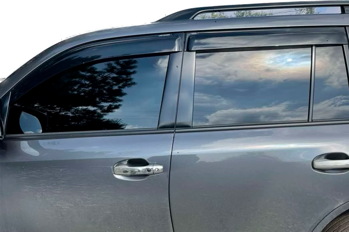 Window Deflectors 11cm (4pcs, HIC) for Toyota Land Cruiser 200 2007-2021 - image 7
