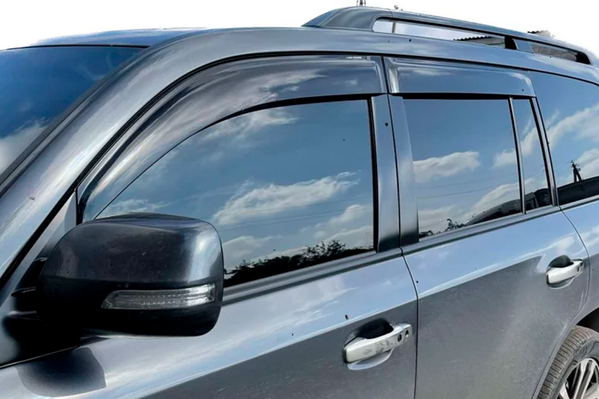 Window Deflectors 11cm (4pcs, HIC) for Lexus LX570/450d 2008-2022 - image 4