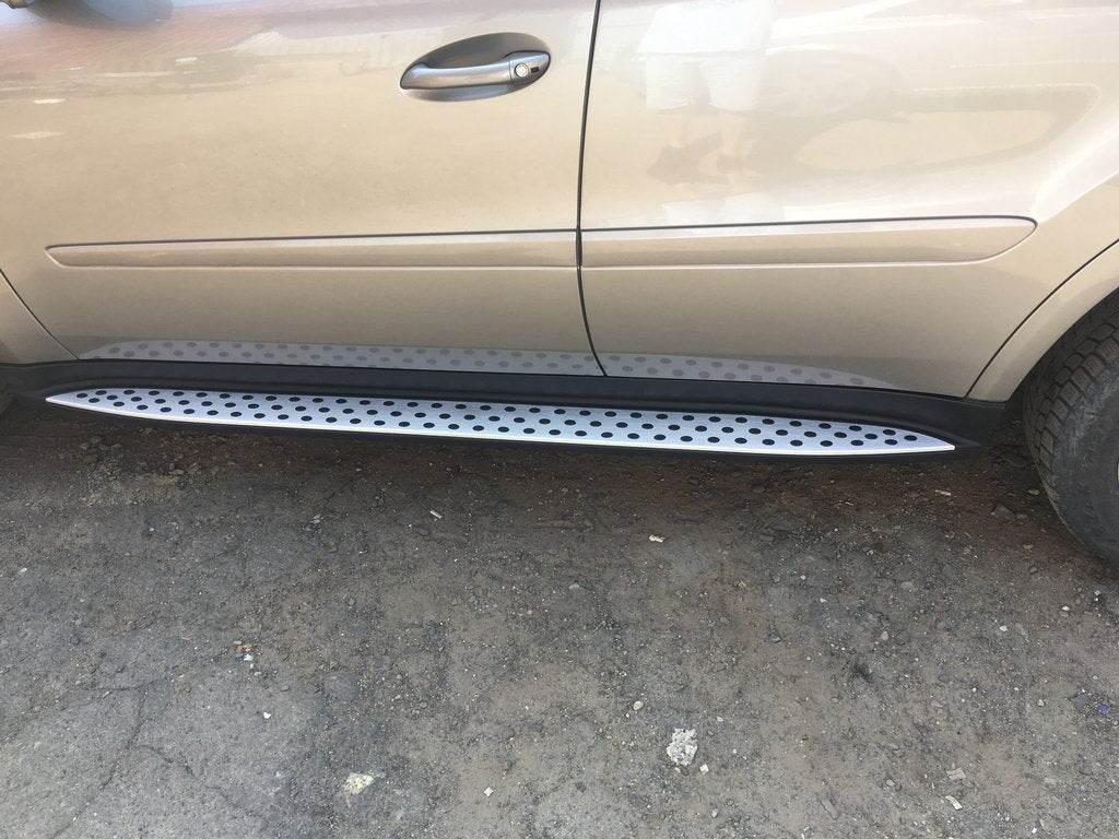 Side steps OEM (2 pieces, aluminum) for Mercedes ML W164 - Reelken Auto