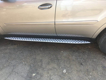 Side steps OEM (2 pieces, aluminum) for Mercedes ML W164 - Reelken Auto