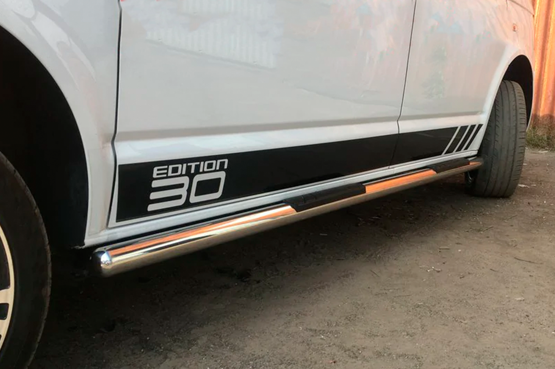 Side Bars (2 pcs, Stainless Steel) for Volkswagen T5 Transporter 2003-2010 - image 10